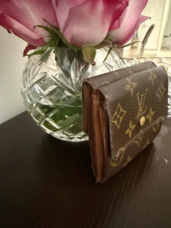 Louis Vuitton Monogram Compact Wallet in Brown and Gold - Picture 2 of 6